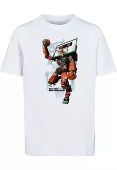 Футболка BALLIN ROBOT Mister Tee, белый