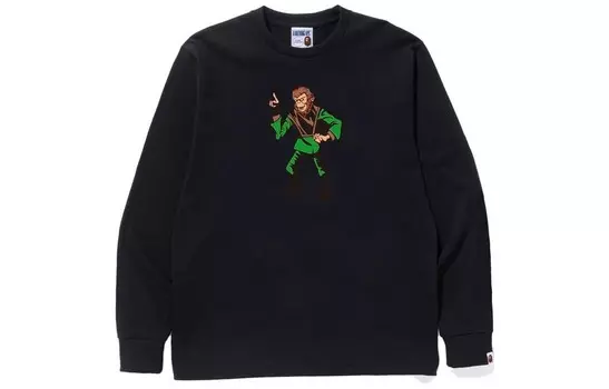 Футболка BAPE Ape Graphic L/S A Bathing Ape, белый