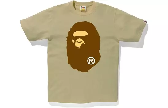 Футболка BAPE Ape Head SS22 A Bathing Ape, синий