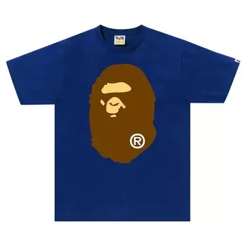 Футболка BAPE Big Ape Head, синяя