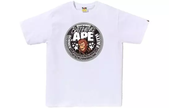 Футболка BAPE Busy Works Bathing Ape A Bathing Ape, белый