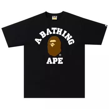 Футболка BAPE College, Черная