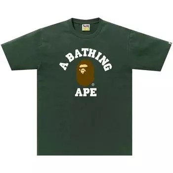 Футболка BAPE College, Зеленая