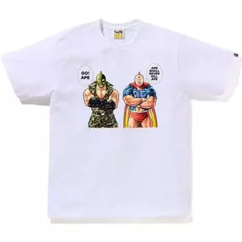 Футболка Bape Gallery X Yudetamago A BATHING APE, белый