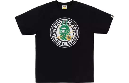 Футболка BAPE «Год Дракона» A Bathing Ape, черный