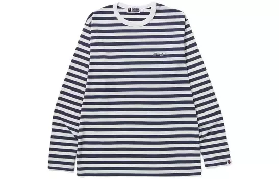 Футболка BAPE Hoop L/S A Bathing Ape, серый