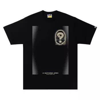 Футболка BAPE Multi Logo #3, черная