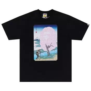 Футболка BAPE Sakura, черная