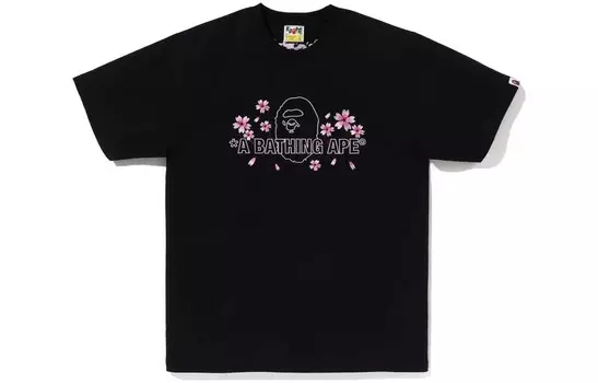 Футболка BAPE Sakura SS23 A Bathing Ape, черный