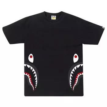Футболка BAPE Side Shark, черная