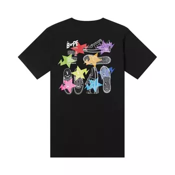 Футболка BAPE Sta Illustration, Черная