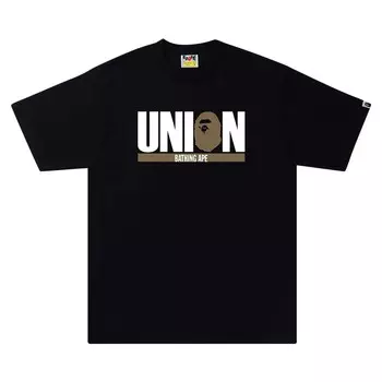 Футболка BAPE x Union, черная