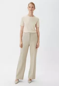 Футболка базовая comma, цвет beige