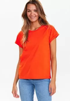 Футболка базовая NUBEVERLY NOOS Nmph, цвет cherry tomato
