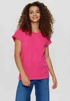 Футболка базовая NUBEVERLY NOOS Nmph, цвет raspberry sorbet
