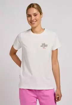 Футболка базовая TEE Lee, цвет ecru