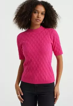 Футболка базовая WE Fashion, цвет pink