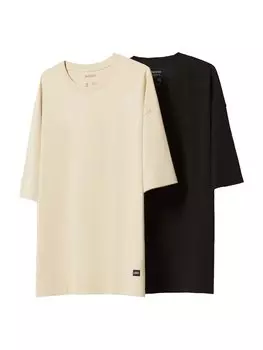 Футболка Bershka, белый