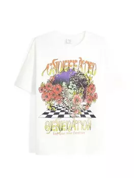 Футболка Bershka, белый