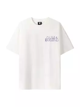 Футболка Bershka, белый