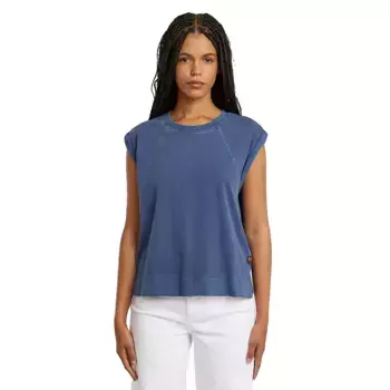Футболка без рукавов G-Star Back Zip Overdyed, синий