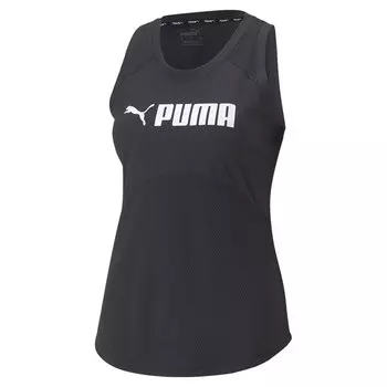 Футболка без рукавов Puma Fit Logo, черный