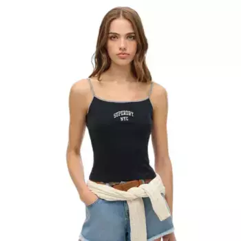 Футболка без рукавов Superdry Athletic Essential Cami, черный