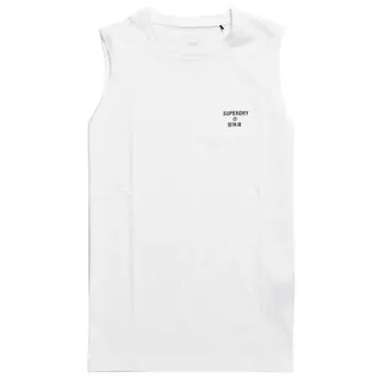 Футболка без рукавов Superdry Core Sport, белый