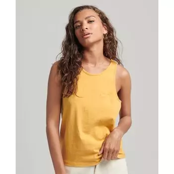 Футболка без рукавов Superdry Vintage Logo, желтый