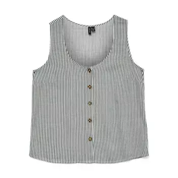 Футболка без рукавов Vero Moda Bumpy, серый