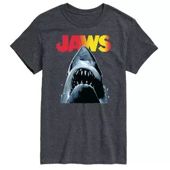 Футболка Big & Tall Jaws Licensed Character, серый