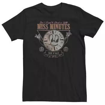 Футболка Big & Tall Marvel Loki Normcore "Miss Minutes", черный