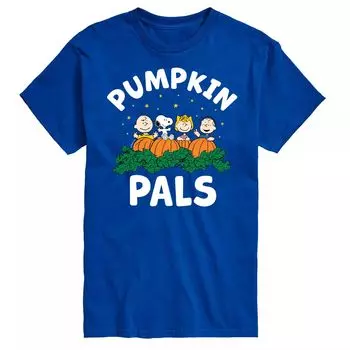 Футболка Big & Tall Peanuts Pumpkin Pals Licensed Character, синий