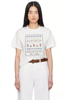 Футболка Cabina Weekend Max Mara, белый