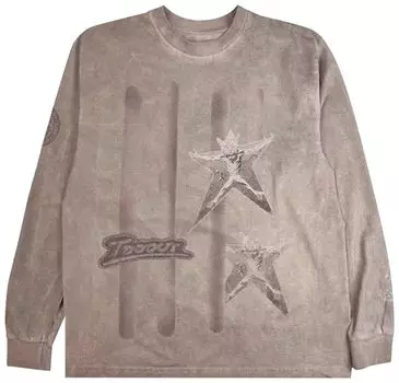 Футболка Cactus Jack by Travis Scott Long-Sleeve II Tee 'Taupe', коричневый