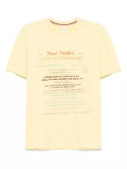 Футболка Cafe Restaurant Paul Smith, желтый