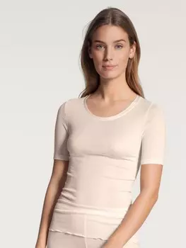Футболка Calida Shirt, цвет light ivory