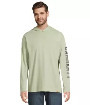 Футболка Carhartt Force Relaxed Fit Midweight Long, цвет Sage