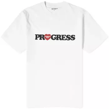 Футболка Carhartt WIP Heart Progress, белый