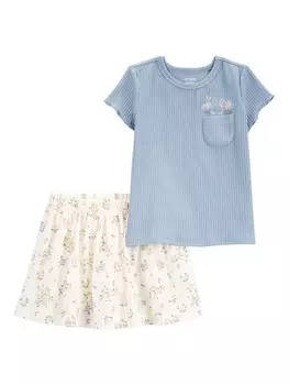 Футболка carter's, цвет wei/hellblau