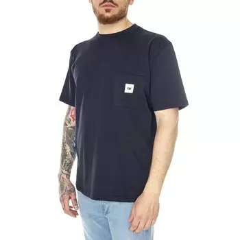 Футболка Cat Basic Pocket, синий