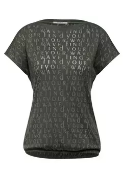 Футболка Cecil, цвет Anthracite/Dark Grey