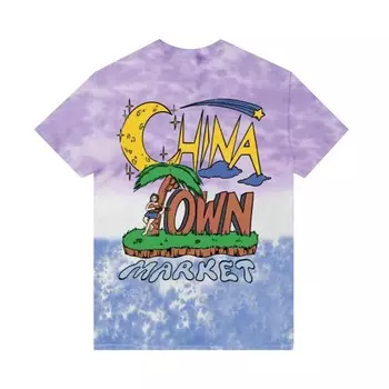 Футболка Chinatown Market Shooting Star Vacation, Фиолетовый/синий тай-дай