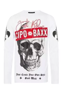 Футболка Cipo & Baxx, белый