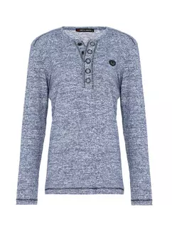 Футболка Cipo & Baxx LONG SLEEVE, синий