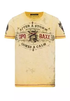 Футболка Cipo & Baxx, желтый