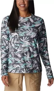 Футболка Columbia Super Tidal Tee Long Sleeve Shirt, цвет City Grey Shorebreak