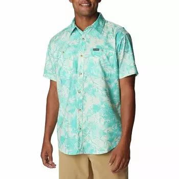 Футболка Columbia Utilizer Printed Woven, зеленый