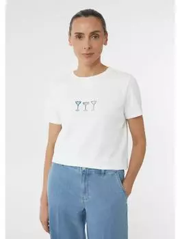 Футболка comma, белый