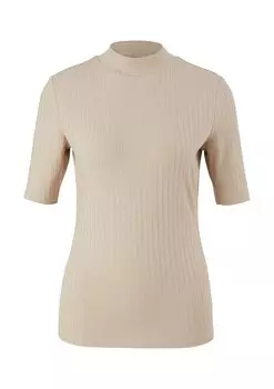 Футболка COMMA Shirt, бежевый